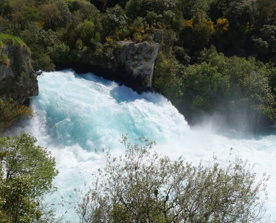 Beautiful View of Huka Falls in New Zealand