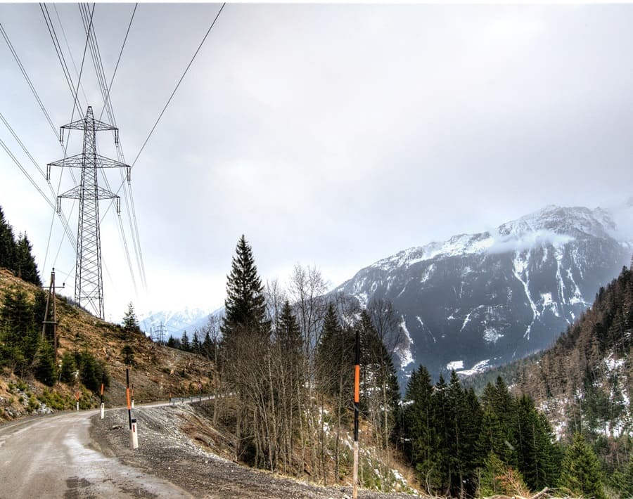 Beautiful Gerlos Alpine Road, Austria