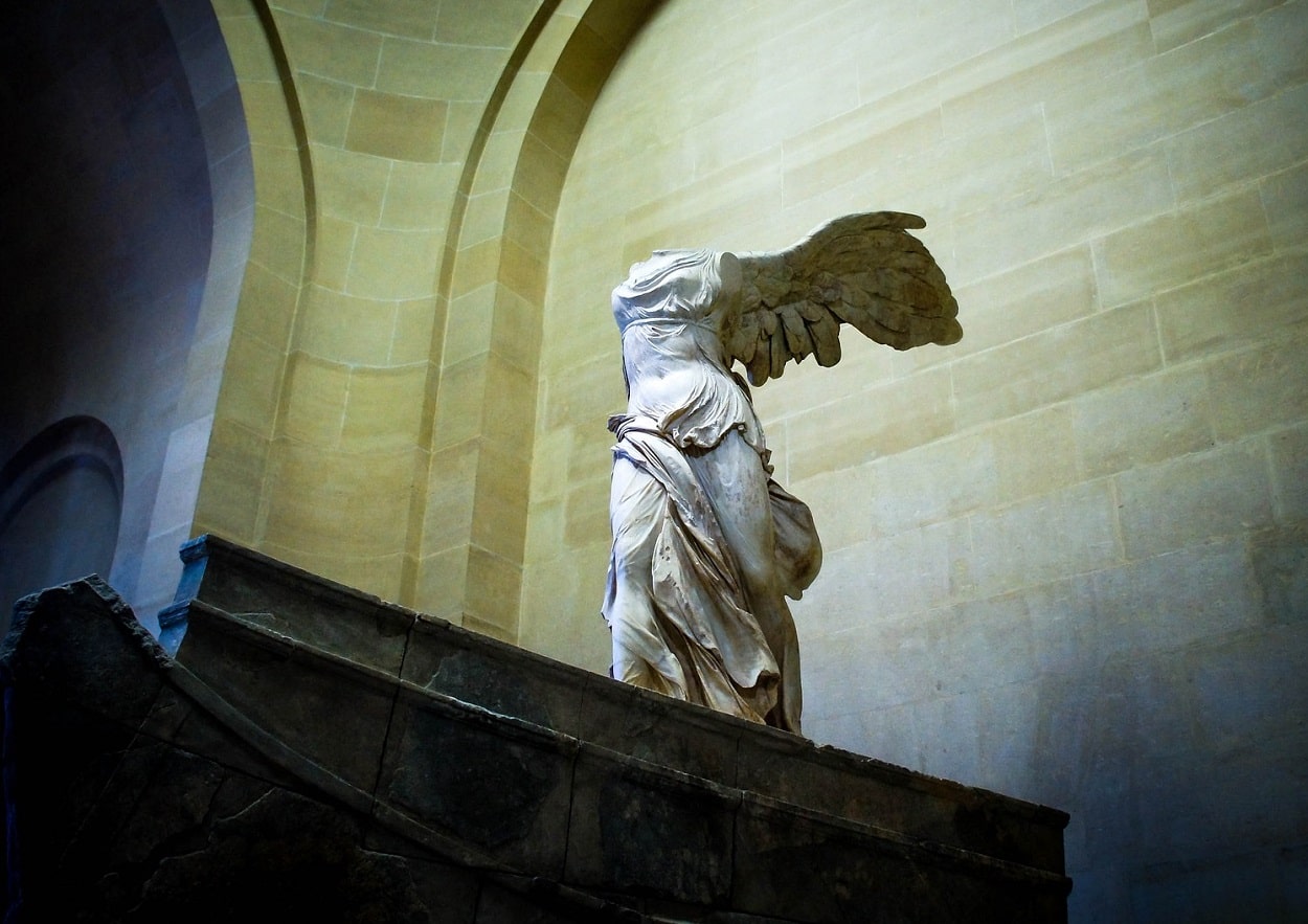 Winged Victory of Samothrace in Paris, France