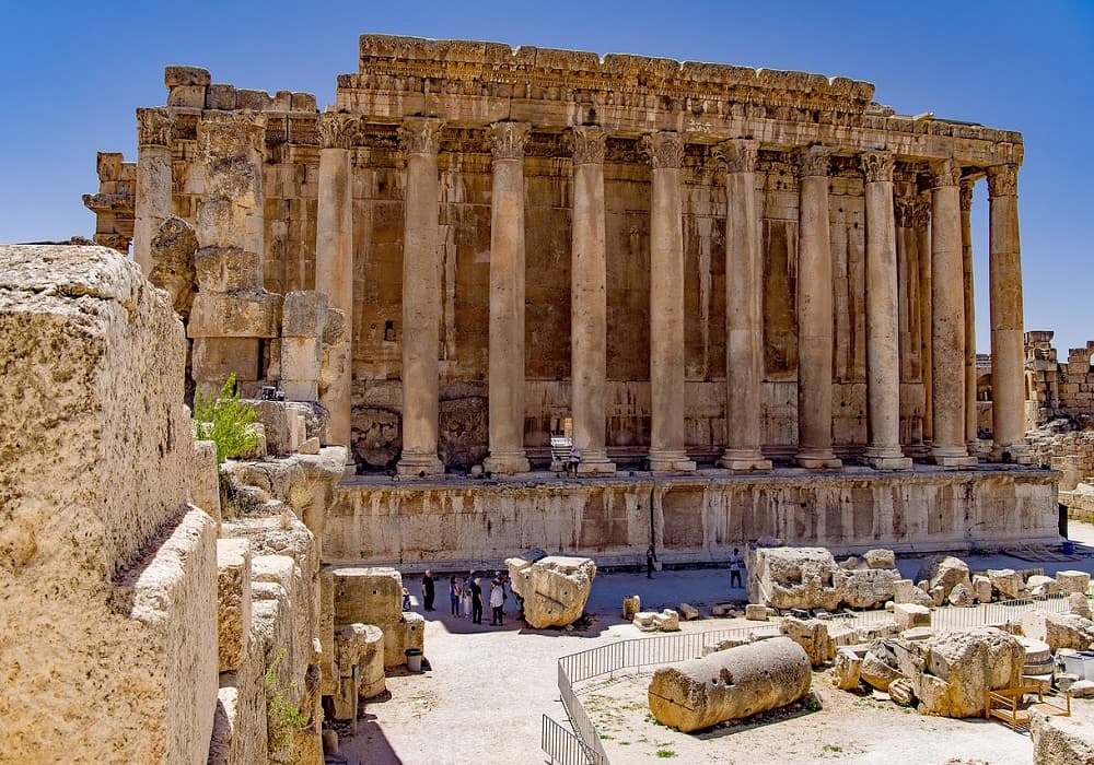 The Temples of Baalbek in Rome, Italy