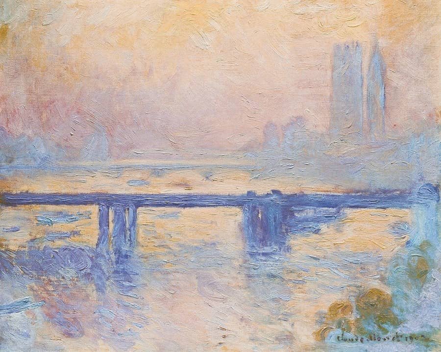 Charing Cross Bridge Painting by Claude Monet