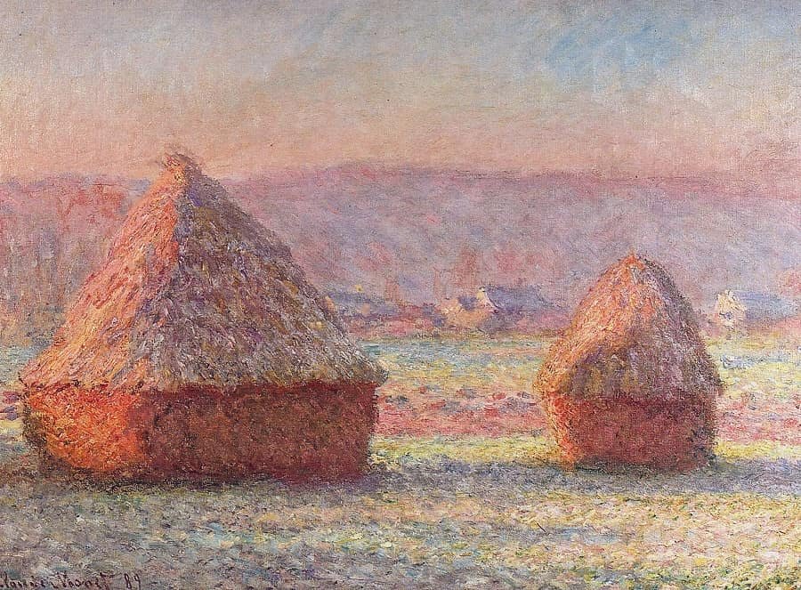 Haystacks Painting by Claude Monet