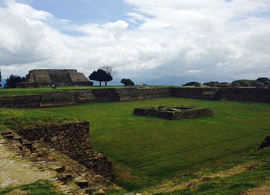 Monte Albán, famous ancient landmark in Mexico