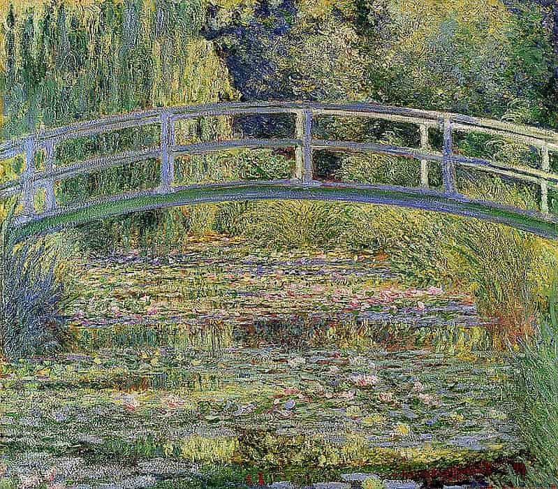 The Japanese Bridge Painting by Claude Monet