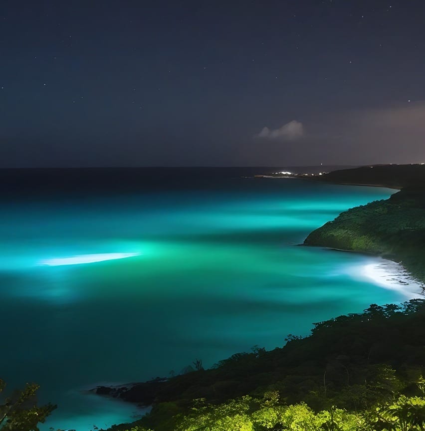 The Bioluminescent Bay, Puerto Rico