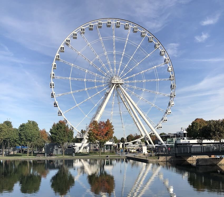 Montreal Ferris wheel, quebec