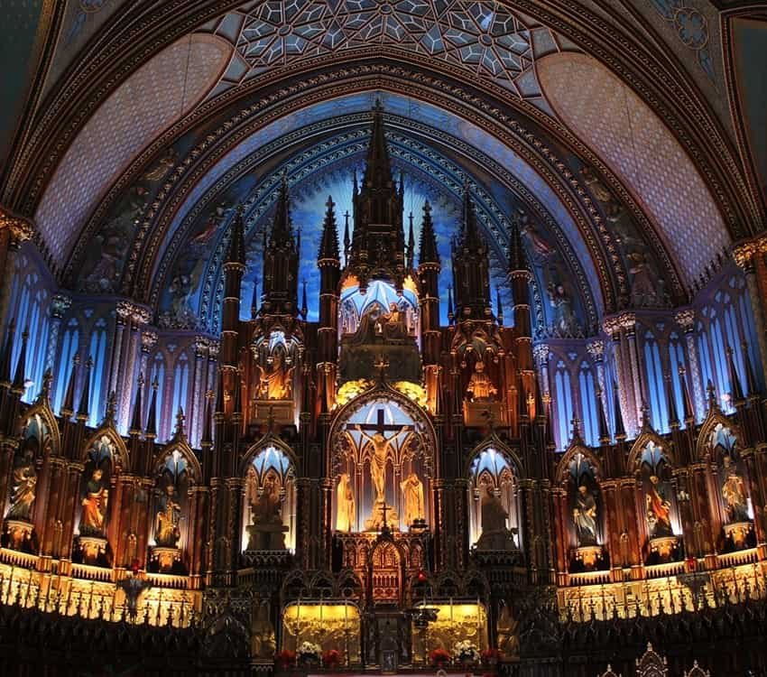 Notre-Dame Basilica, Montreal, canada