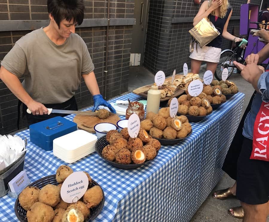 Scotch Eggs at the Maltby Street Market in London